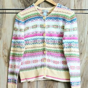 Multicolour Design Cardigan Size-36