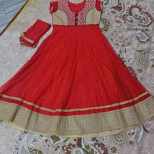 Red Anarkali Kurti...♥️