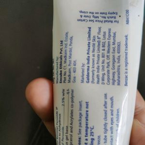 Benzoyl Peroxide Gel 2.5%