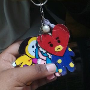 BTS Keychain Handmade ✨