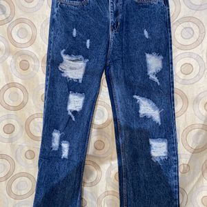 Jeans scrapped pant