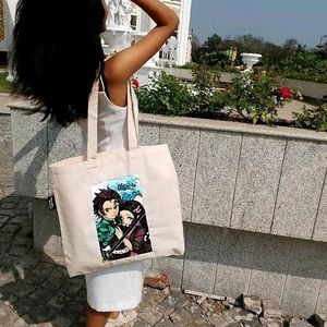 Hand-painted Tote Bag