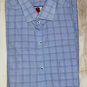 Men Checked Cotton Formal Shirt