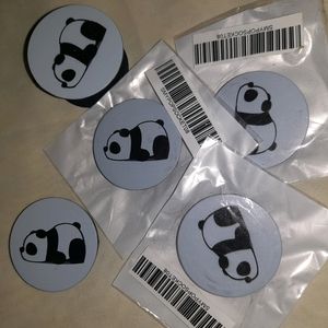 Phone Holder  Pop Socket Panda Pack Of ONE ( 1 )