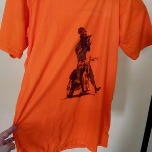 Very   Beautiful Orange Shiv Ji Tshirt