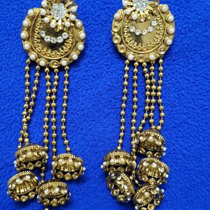 2 Pair Golden Earings