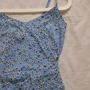 PREMUIM Lillies And Skies Slip Dress