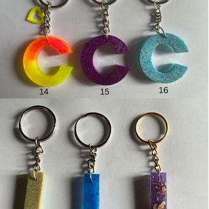 Resin keychains