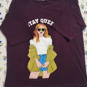 Purple Tshirt Women