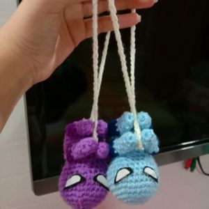 Crochet Spiderman Keychain!