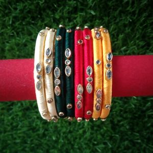 Subhapradam's Handcrafted Silk Thread Bangles