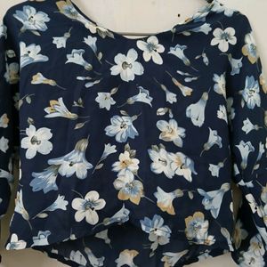 FLORAL CROP TOP