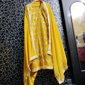 Partywear Yellow Suit