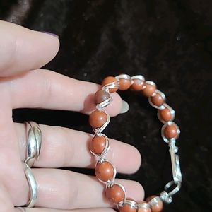 Natural Red Jasper Bracelet(New)