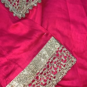 ARani Pink Embellished Kurta New