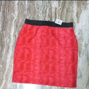 Red Mini Skirt