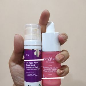 Derma Co 3% Kojic Acid And Dot&key Retinol Serum