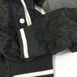 Charcoal Black With Grey Jacket