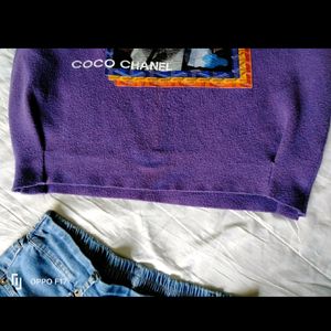 Purple Sweatshirt