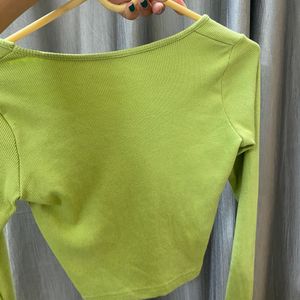 Corset Top Green Colour