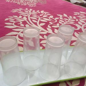 Plastic Glasses Set Of 6