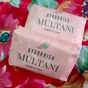 Handmade Organic Multani Soap( 3set)