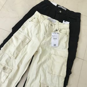 Bershka MultiPocket Cargo Pant