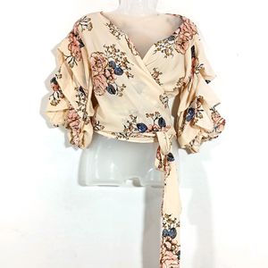 Cream Floral Top (Women)