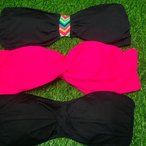 Multi colour bra combo with padded & branded.