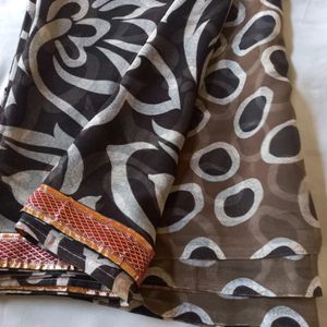 New Coffee Coloured Saree