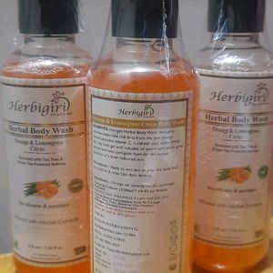 Herbgiri Herbal Bodywash Orange And Lemongrass