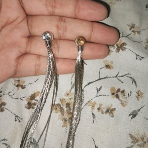 Silver  Long Earing