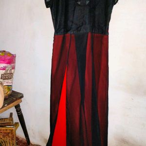 Red And Black Pritiest Dress For Women