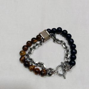 BEADFUSION BROWN Natural Beads And Tiger Eye Stone