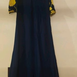 Comfortable Navy Blue Gown