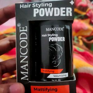 Sealed Packed Mancode Hair Volumizing Powder Wax