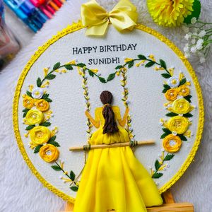 Birthday Hoop Art