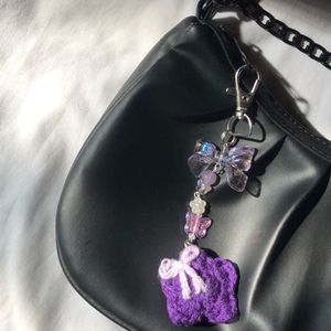 Purple Bag Charm 💜