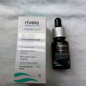 Rivela 10% Vitamin C Serum with Hyaluronic Acid