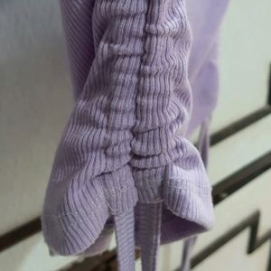 Lilac Knitted Top