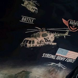 Half Army Type Tshirt