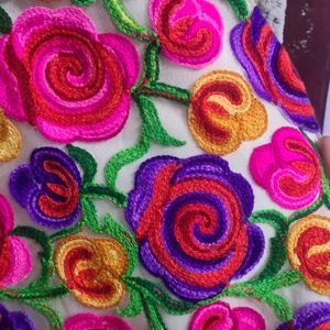 Multicolor Hand Embroidery Dress