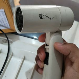 micro hair dryer working perfectly