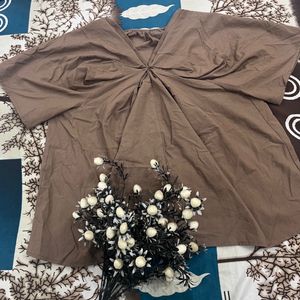 designer brown top