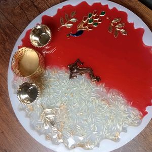 Costume Resin Puja Palte