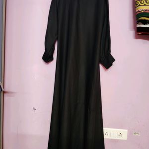 Abaya Black Color With Embroidery Work