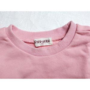 Kids Pastel Pink Knitted T shirt high quality