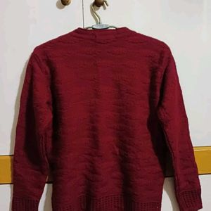 Maroon Cardigan