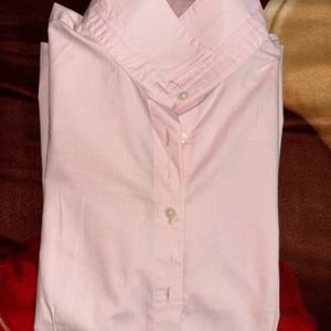 Van Huesen Pink Formal Shirt For Women