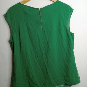 Green Casual Top (Girl' s)